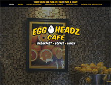 Tablet Screenshot of eggheadzcafe.com